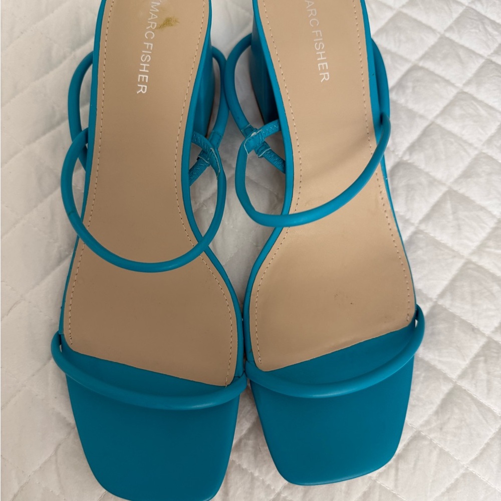 Marc Fisher Women's Teal Sandals